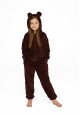 Jogger Pants for Girls and Boys Chocolate Colour