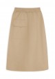 Skirt with Patch Pocket beige