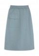 Skirt with Patch Pocket smoky blue