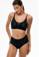 High Waist Seamless Briefs Black