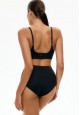 High Waist Seamless Briefs Black