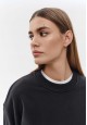 Fleece sweatshirt black
