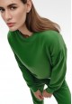 Fleece sweatshirt green