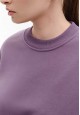 Fleece sweatshirt smoky purple