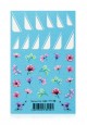 Dyrnak dizaýny üçin stikerleri Bahar gülleri