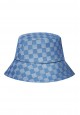 Textile Panama Hat Light Blue