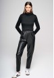 Ecoleather Trousers black