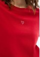 Tshirt with Heart red