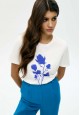 Эмэгтэй футболк Цэцэгс хээ Замбага цэцэг