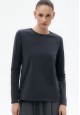 Womens Long Sleeve Tshirt graphite