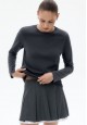 Womens Long Sleeve Tshirt graphite