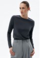 Womens Long Sleeve Tshirt graphite
