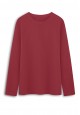 Womens Long Sleeve Tshirt garnet