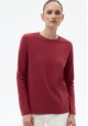 Womens Long Sleeve Tshirt garnet