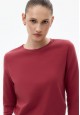 Womens Long Sleeve Tshirt garnet