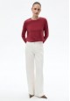 Womens Long Sleeve Tshirt garnet