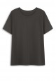 Womens Tshirt with a Fitted Silhouette graphite