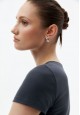 Womens Tshirt with a Fitted Silhouette graphite