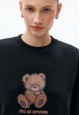 Sweatshirt with Print black