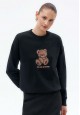 Sweatshirt with Print black