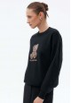 Sweatshirt with Print black