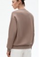 Sweatshirt with Print mocha 