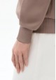 Sweatshirt with Print mocha 