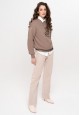 Sweatshirt with Print mocha 