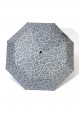 Automatic umbrella with Heart Print gray