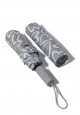 Automatic umbrella with Heart Print gray