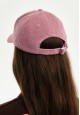Corduroy Baseball Cap pink