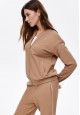 Pique Jumper with Zipper beige 