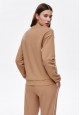 Pique Jumper with Zipper beige 
