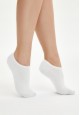 Set of Shortened Womens Socks milky  lavender melange  gray melange
