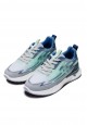 Classic Mens Sneakers gray and green