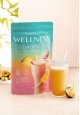 Protein Shake with Collagen and FatBurning Wellness Complex tropical fruit