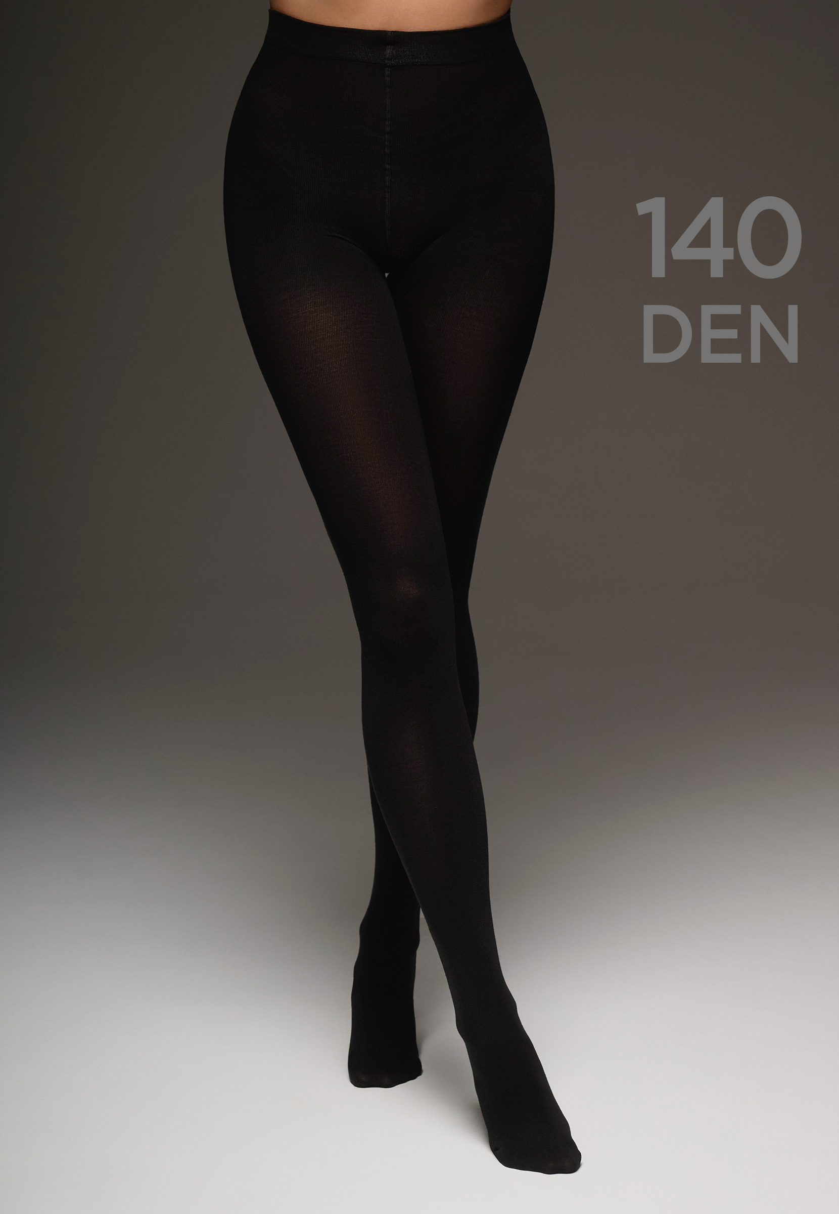 Колготки 140 den, цвет черный