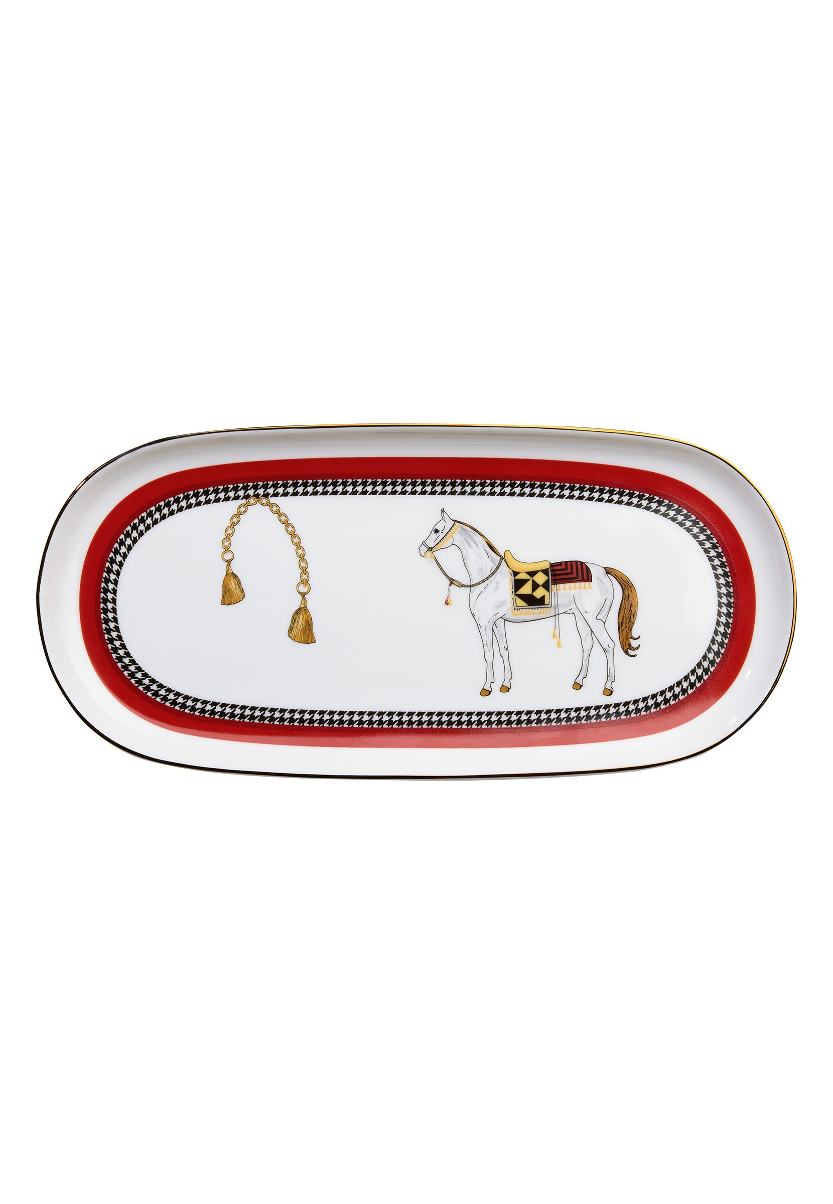 Сервировочная тарелка «Фортуна», белая