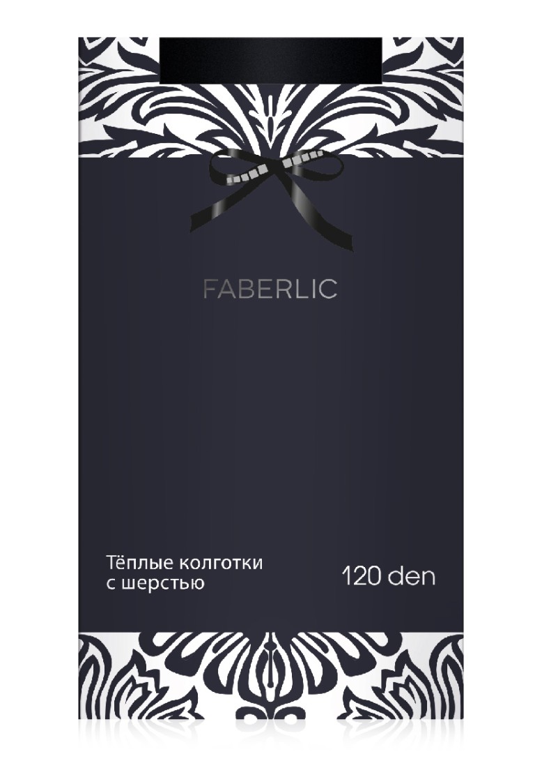 ST126 Колготки из хлопка с шерстью ST126, плотность 120 den, цвет чёрный, размер S
