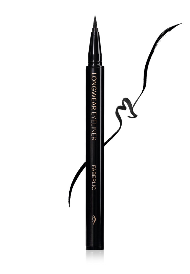 Стойкая подводка-маркер для век Longwear Eyeliner, тон черный ультраматовый