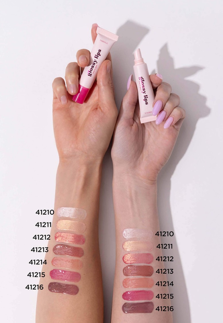 Блеск для губ с эффектом объема Glossy Lips, тон «Ваниль-карамель»
