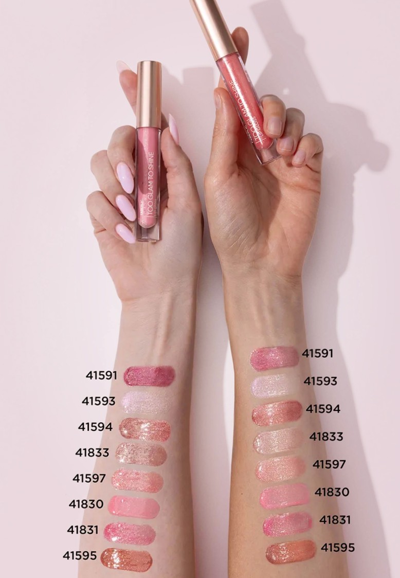 Блеск для губ Too Glam To Shine, тон нежно-персиковый
