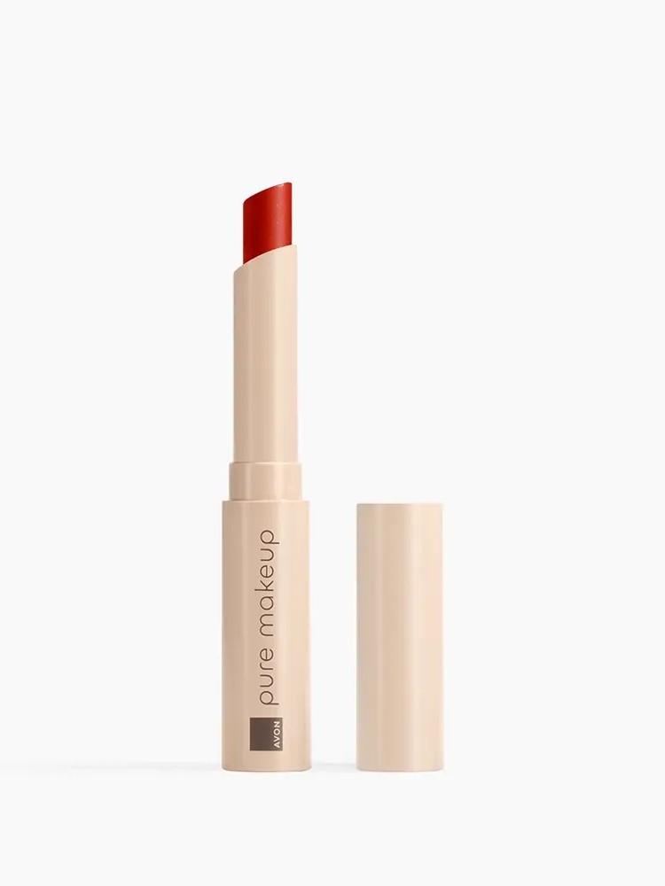 Кремовая помада для губ Pure Makeup, тон Жаркое пламя